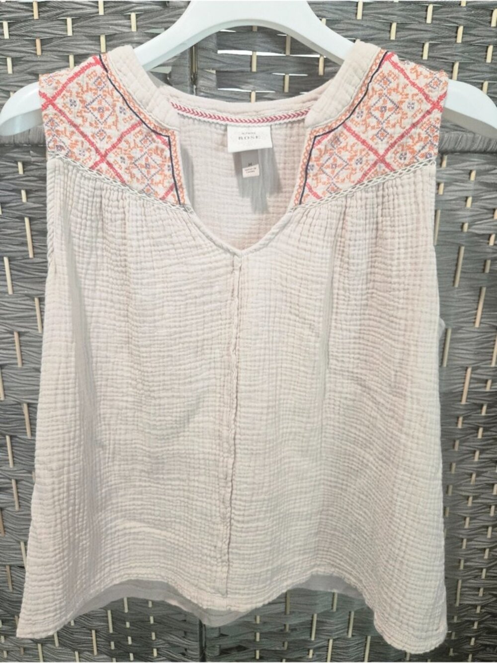Cream Tank Top